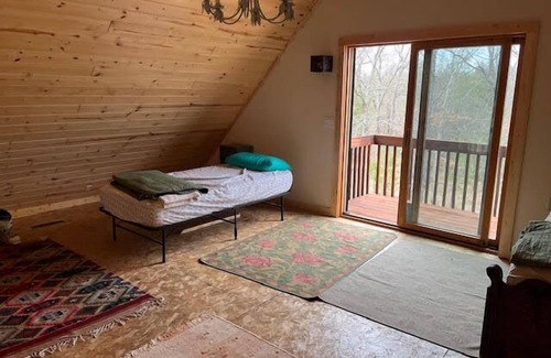 Manistee Cabin | Off Grid, Solar Powered Cabin on 33 Acres near Big and Little Manistee River!