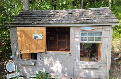 Hamburg Township Cabin | Off-Grid Waterfront Cabin in the Woods, bring your best friend!