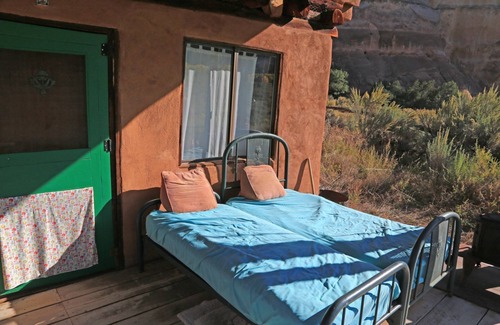Gallina Cabin | Off Grid Wilderness Jacal at Gallina Canyon Rentals