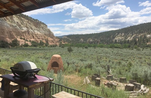 Gallina Cabin | Off Grid Wilderness Jacal at Gallina Canyon Rentals