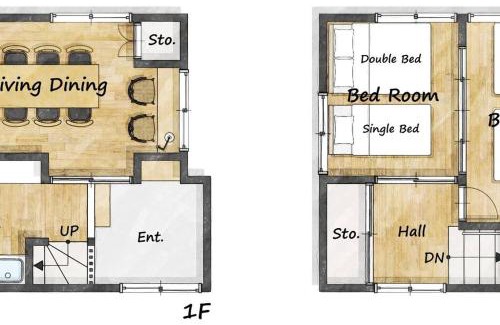 Katsushika Apartment | Ohanajaya 3min Garden View House 4 beds