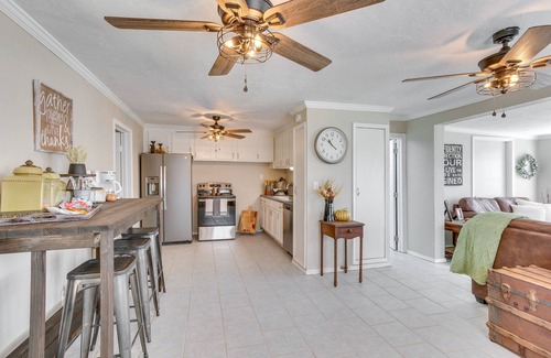 Fort Cobb House | Oklahoma Home Near Lake w/Patio, Grill & Chiminea