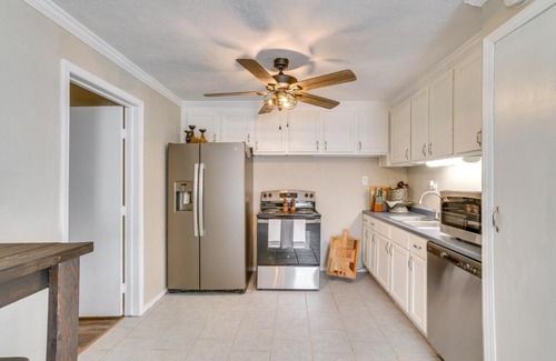 Fort Cobb House | Oklahoma Home Near Lake with Patio, Grill and Chiminea