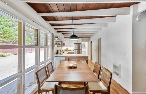 Cazadero Cabin | Old Caz Cottage ~ Stylish Mid-Century Décor Nestled Amongst the Redwoods.