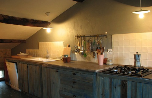 Bouvieres Other | Old farm house in hamlet “Les Granges” with view across fields and mountains