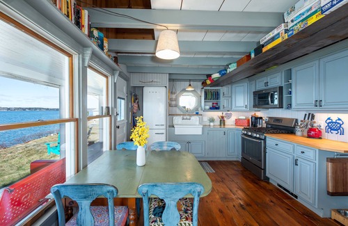 Mid-Coast and Islands Cottage | Ole Greeley Cottage - Classic oceanfront, pet-friendly Bailey Island cottage