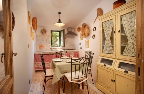 Morlupo House | Olive Tree House nestled in romantic greenery with fireplace