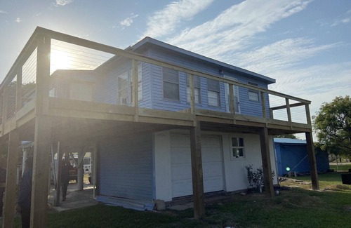 Port Lavaca House | Olivia Texas, quiet, tranquil location beautiful vies of Keller Bay.