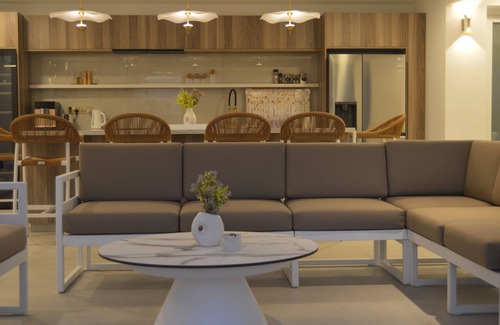 Kissonerga House | Olymp Luxury House - Beachfront House with Amazing Sea Views and a Private Pool.