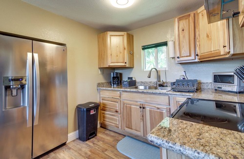 Coos Bay Cabin | On-Site Creek & Fishing: Cozy Coos Bay Retreat!
