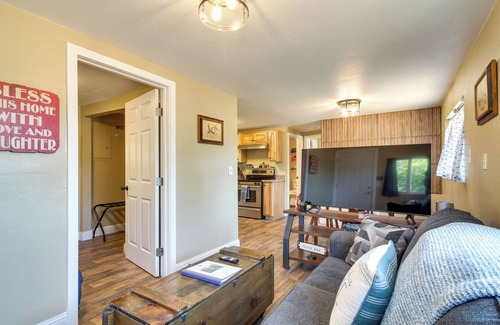 Coos Bay Cabin | On-Site Creek & Fishing: Cozy Coos Bay Retreat!