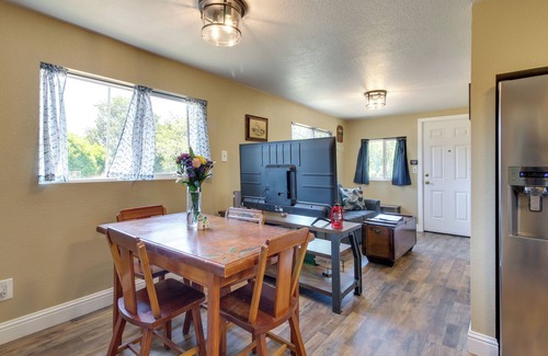 Coos Bay Cabin | On-Site Creek & Fishing: Cozy Coos Bay Retreat!