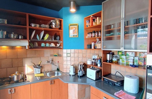 Skadarlija Apartment | On The Terrace La Vida Joy Mansard Top Kitchen