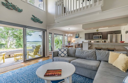 Dataw Island Villa | Once Upon A Tide: Cozy 3b/2b Villa on Dataw with Water Views, Golf and Wifi