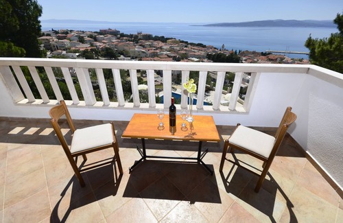Baska Voda Apartment | One bedroom apartment with terrace and sea view Baška Voda, Makarska (A-12442-d)