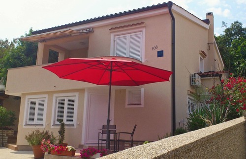 Cizici Apartment | One bedroom apartment with terrace and sea view Čižići, Krk (A-5469-b)