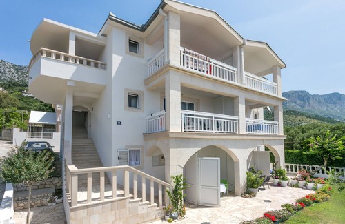 Podaca Apartment | One bedroom apartment with terrace and sea view Podaca, Makarska (A-6736-a)