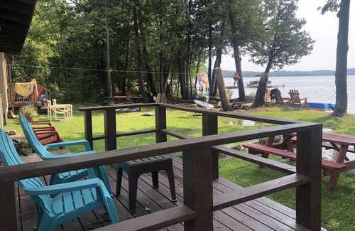 Traverse City Cabin | One-bedroom cabin on Lake Leelanau. Sunset view. Pet considered.
