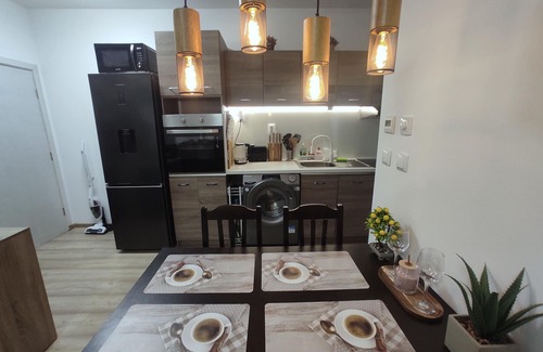 Tankovo Apartment | One bedroom Coffee Apartment in Nessebar Tankovo Sunny Beach with 2x TV WiFiAC