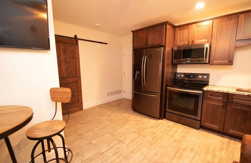 Geneva Bed & Breakfast | One Bedroom Lake View Suite at our Lakefront Paradise. Pool, Hot Tub, Kayaks and more. Sleeps 2 Adults