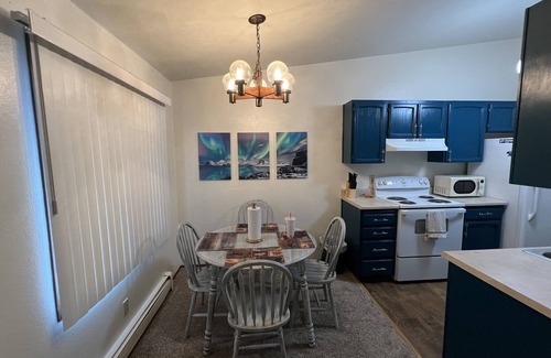Russian Jack Park Condo | One bedroom top floor condo with Mountain View from bedroom