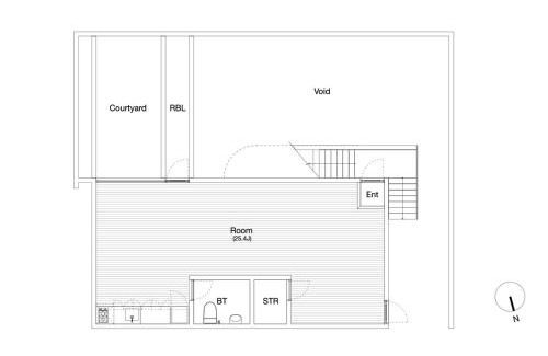Ikoma Apartment | One Floor Designed by Architect Tadao Ando
