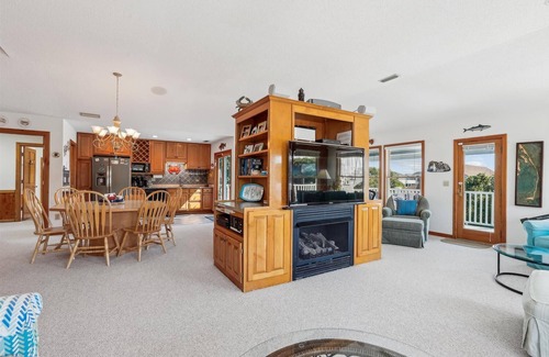 Southern Shores House | ONLY 370 feet to beach access! HUGE LOADED home! Private Pool, Hot Tub, Game room with Pool Table!