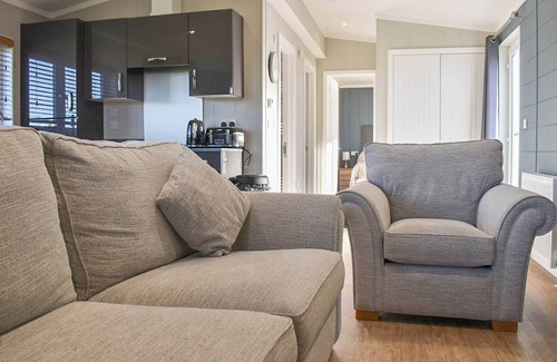 North Stoke Ski Chalet | open-plan living accommodation with lounge/kitchen/dining.