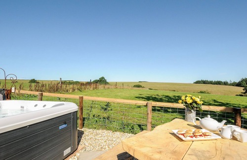 Worlington Cottage | ORCHARD RETREAT, pet friendly, with hot tub in Witheridge