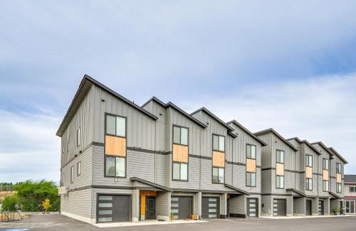 The Dalles House | Oregon Retreat with Balcony Steps to Columbia River