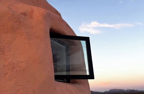 Alpine Cabin | Organic Earthen Desert Dome For Two -Sustainable Stay Under the Stars Terlingua