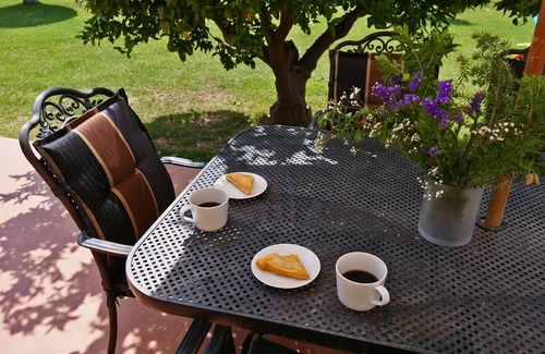 Elche Ski Chalet | Organic farm, with herbs, vegetables ,fruits trees etc and pool