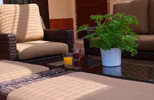 Elche Ski Chalet | Organic farm, with herbs, vegetables ,fruits trees etc and pool
