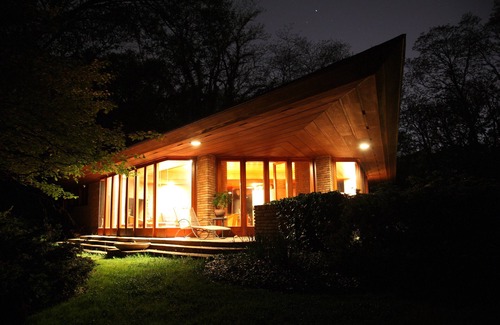 Angell House | Original Frank Lloyd Wright Secluded Home With Tea House