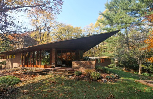 Angell House | Original Frank Lloyd Wright Secluded Home With Tea House