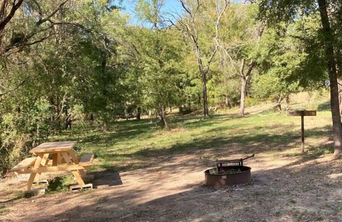 Marble Falls RV Rental | Orrasis dry tent site, WANDER