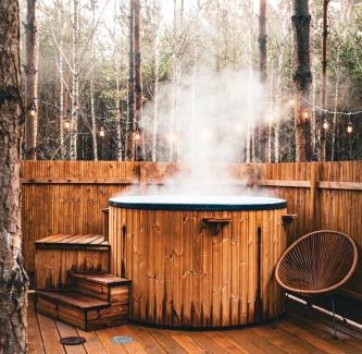 Sliwice House | Osada LoveLaski - balia jacuzzi, sauna i kominek - całoroczne domki premium