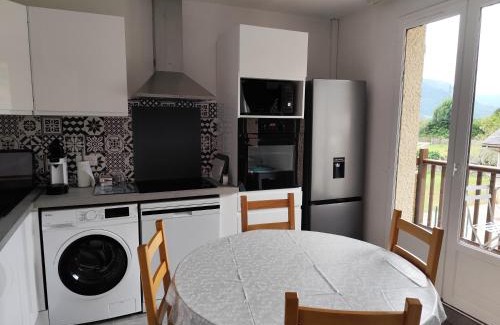 Bielle Apartment | Ossau T2 5 personnes tt confort climatisation piscine linge de maison inclus moustiquaires vue montagne plein sud