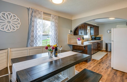Frontier Cottage | Osseo Cottage on Pleasant Lake w/Dock & Views!
