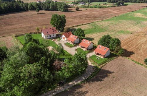 Sierakowice House | Ostoja Lemany - domki na Kaszubach, sauna, balia-jacuzzi, plac zabaw, tyrolka , dwa boiska, miejsce na ognisko, grill gazowy