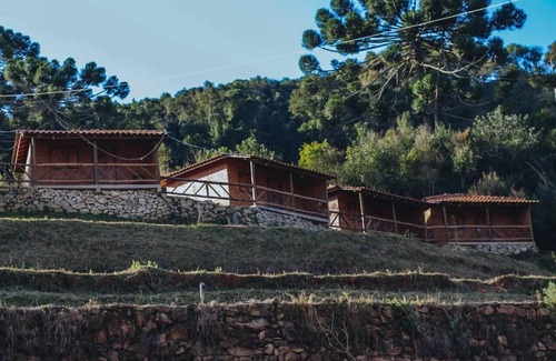 Senador Amaral House | Our cabin at the top of the property with verandah and veranda