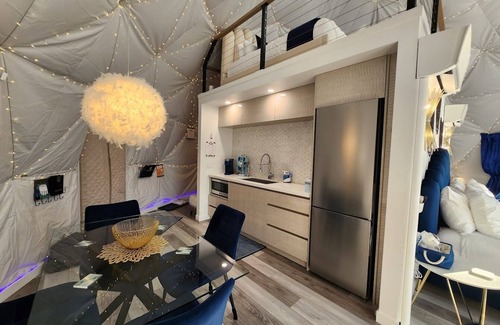East Kootenay Cabin | Our most luxurious Dome, Cougar Dome in Winderdome Resort