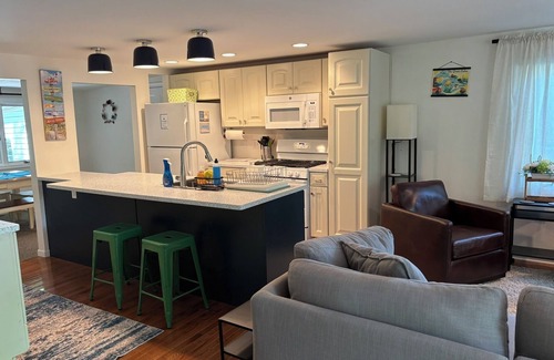 Frankfort Cottage | Our Outlet- Crystal Lake access on Outlet Bay/private street