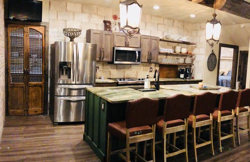 Leakey House | OUR PRIVATE RIVER IS OPEN TO FLOAT - FRIO RIVER Ranch House on gated 30 ACRES