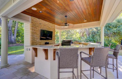 Heritage Woods House | Outdoor Cabana - Firepit - Private Pool & Spa - Pet Friendly - 72 Baynard Cove Road