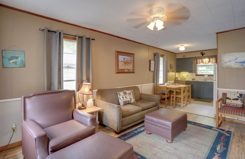 Greers Ferry Cottage | Outdoor Entertainment Areas: Greers Ferry Cottage!