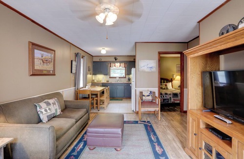 Greers Ferry Cottage | Outdoor Entertainment Areas: Greers Ferry Cottage!