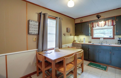 Greers Ferry Cottage | Outdoor Entertainment Areas: Greers Ferry Cottage!