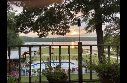 Huron Apartment | Outdoor family time on the patio, at the pool-pool house, or on the boat dock!
