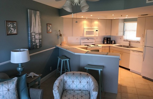 St. Pete Beach Condo | Outstanding Location! Right on the Beach, 1 Bed, 2 Bath Condo, Gulf Strand #203